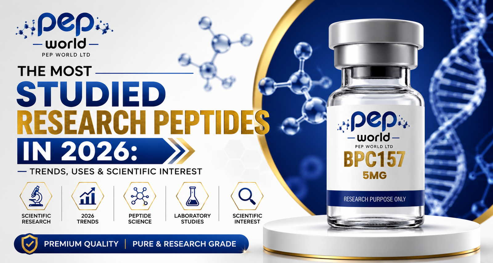 The-Most Studied-Research-Peptides-in-2026-Trends-Uses-and-Scientific-Interest